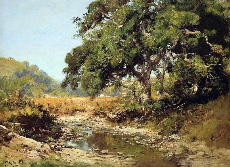 William Keith Stream Through the Valley China oil painting art